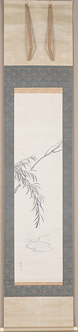 �R���@�f���@Yamaguchi Soken�^���������@Reflect moon under a willow