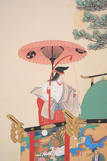 ���J�@��z�@Okutani Ichiyou�^�_����u��o�R�v�R���f�����@Gion festival�gUradeyama�hin a manner of Yamaguchi Soken