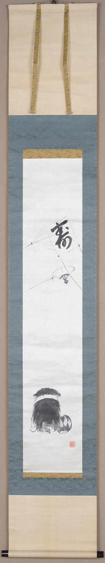 ��J�@��Ł@Otani Kubutsu�^���ɋ�q�@A poppy and a kite