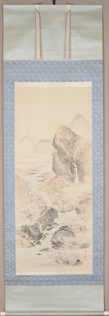 �X�@萎R�@Mori Kanzan�^�������~�с@Tsukigase ume grove