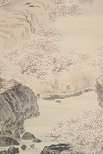 �X�@萎R�@Mori Kanzan�^�������~�с@Tsukigase ume grove