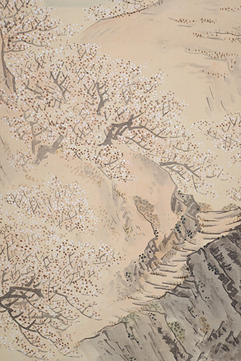 �X�@萎R�@Mori Kanzan�^�������~�с@Tsukigase ume grove