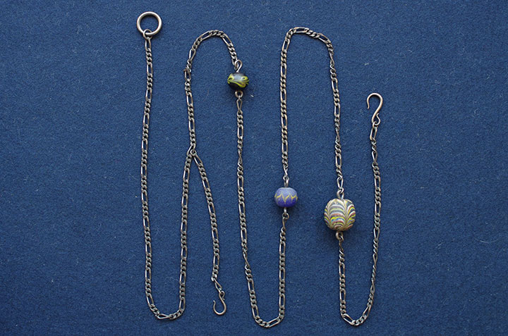 ����@��@Nagano Isao�^��ԍ��@a silver chain for the hanging flower vase